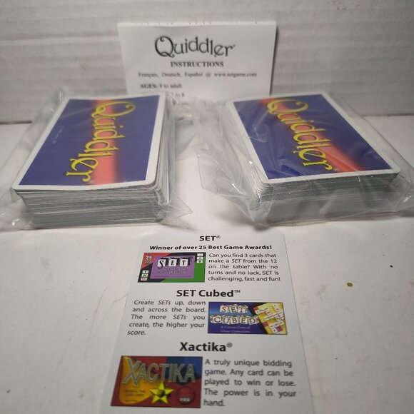 Quiddler Card Game; For The Fun Of Words The Short Word Game 100% COMPLETE - Picture 7 of 7
